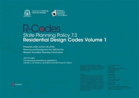 State Planning Policy 7.3 - Residential Design Codes - WA