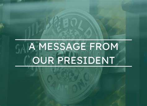 State President Message