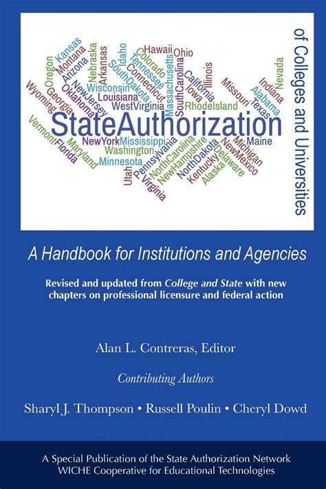 State authorization of colleges and universities a handbook for institutions and agencies. - Placer ligado a verdaderas historias de esclavitud.
