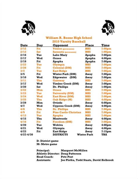 The official 2023 Baseball schedule for t
