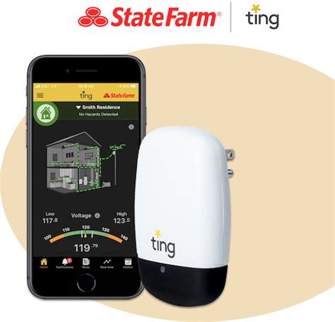 State farm ting. Once installed, follow the instructions on the App to connect and enable your Ting Sensor to Activate your 3-Years of Ting Fire Prevention Service. What is Included: Ting hardware and 3 years of service - ALL FREE. Ting plug-in sensor (app required) with a lifetime warranty. 24 x 7 electrical hazard monitoring. 