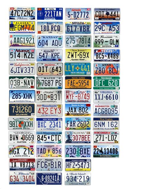 State license plate. License Plate Information. The month of expiration is shown on the lower left corner of the plate, and the year of expiration is shown on the sticker affixed to the lower right corner of the plate. Renewal Registration (new tabs) must be displayed by midnight of the 10th day of the month following the expiration month displayed on the plate. 