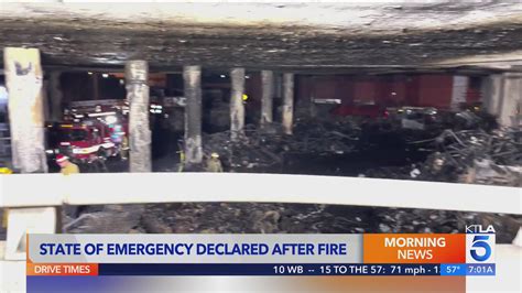 State of emergency declared after fire shuts down 10 Freeway