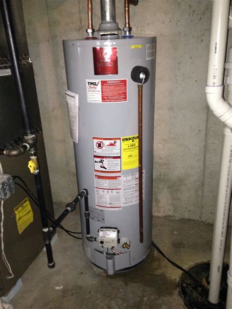 State select hot water heater. The clearance space needed around a hot water heater is dependent upon whether the heater is a gas or electric model. Twenty-four inches of service clearance in front and two inche... 