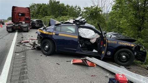 State trooper accident reports yesterday. .  ...