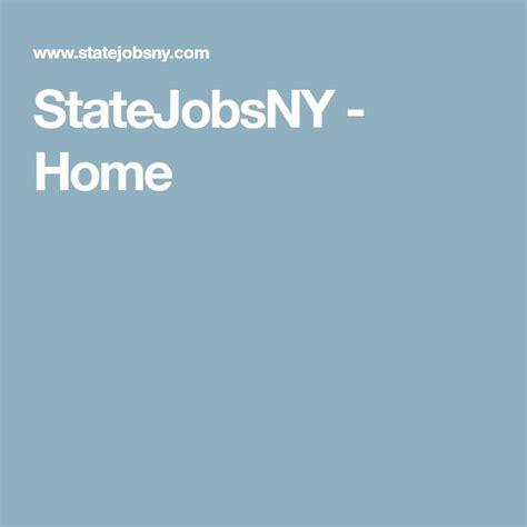 This page is designed for current New York State employees who are seeking a transfer or promotional opportunity. . Statejobsny