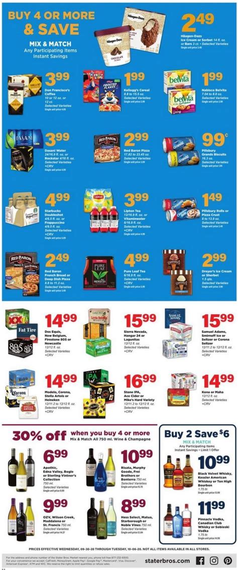 Flash Sale - Get the biggest discount of 20% on your purchases applies to all Stater Bros items, this is relatively rare. Customers who used these Promo Codes on staterbros.com saved $21.33 on average. Stater Bros provides Flash Sale - Get the biggest discount of 20% on your purchases in October. Here's a tip, you may find the coupon .... 