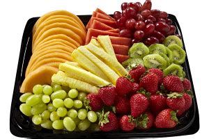 Fresh Fruit Tray. Small serves 8-12. Large serves 18-22. Green and red seedless grapes, cantaloupe, honeydew melon, watermelon, pineapple and strawberries. Small - $21.99. Large - $36.99. Brownie Bites. Serves 12 …. 