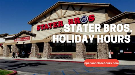 Stater bros holiday hours. Stater Bros. is your one-stop-shop for affordable produce, meats, seafood, wine, and groceries.... 27160 Sun City Blvd, Sun City, CA 92586 