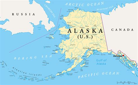 States in alaska. The state of Alaska is located in the North Pacific region of the world. It is on the North American continent and is considered part of the northwestern region of the United State... 