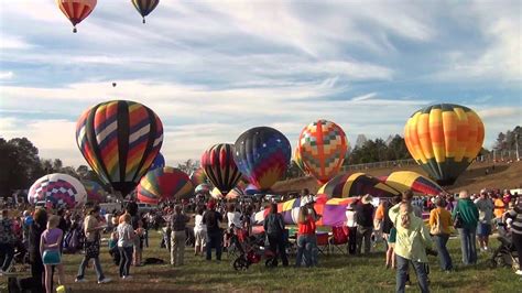 Statesville hot air balloon festival. Friday, Saturday and Sunday between 4-5:30 p.m. they will take off from the festival field, allowing visitors to watch the ascent. Also between 8-9:30 a.m. on Saturday and Sunday, balloonists will ... 