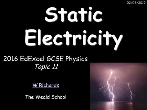 Static electricity - Static electricity - Edexcel - GCSE Physics ...