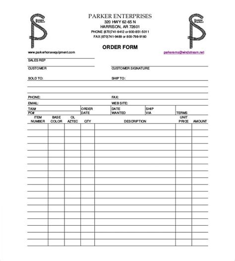 Stationery Order Form Template Excel traderrevizion