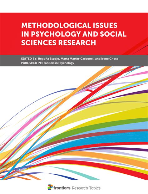 Statistical And Methodological Issues In Psychology And Social Sciences Research