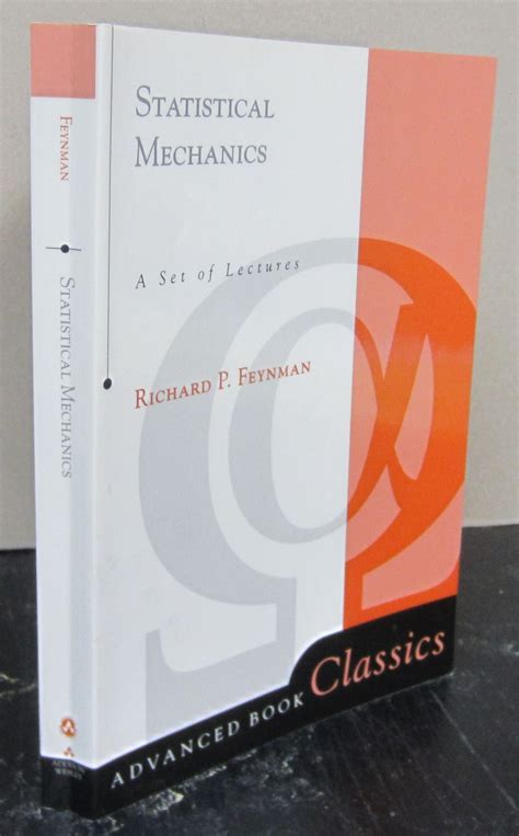 Statistical Mechanics A Set Of Lectures Advanced Book Program