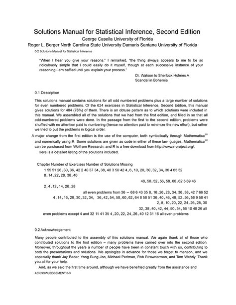 Statistical inference second edition solution manual. - Soluzione manuale romer macroeconomia avanzata quarta edizione.