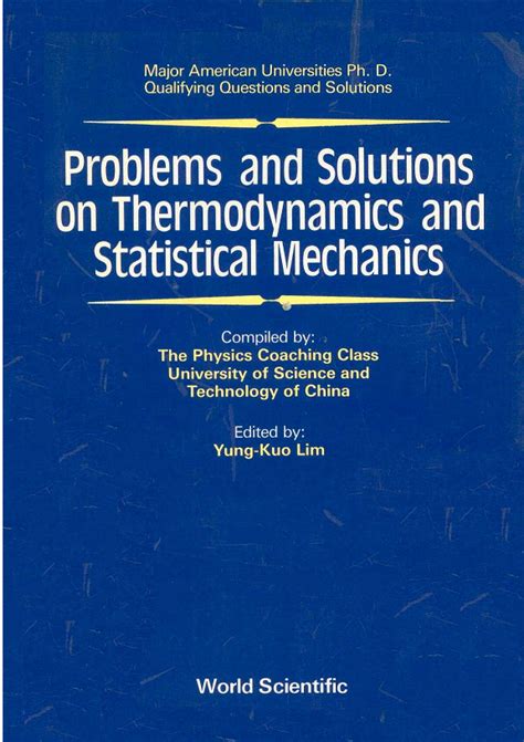 Statistical mechanics and thermodynamics solutions manual. - Sobre dios, jesucristo y ... otras cosas.