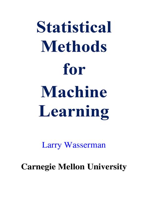 Statistical methods for machine learning pdf.  The piecewise linear model serves as a bridg...
