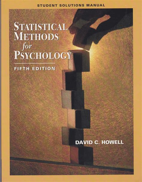 Statistical methods for psychology howell instructor manual. - Forensic science volume 6 second edition handbook of analytical separations.