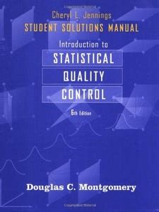 Statistical quality control montgomery solutions manual 6th. - Manuale della valvola toro flo pro.