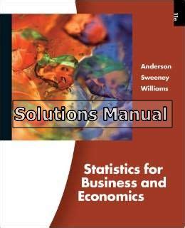 Statistics 11th edition anderson solution manual. - Los nuevos caminos de la agricultura.