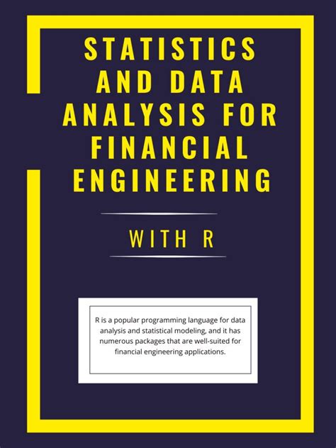 Statistics Data Analysis For Financial Engineering