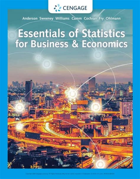Statistics for business and economics solution manual. - Alberto lleras camargo y la universidad de los andes.
