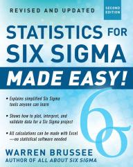 Read Online Statistics For Six Sigma Made Easy By Warren Brussee