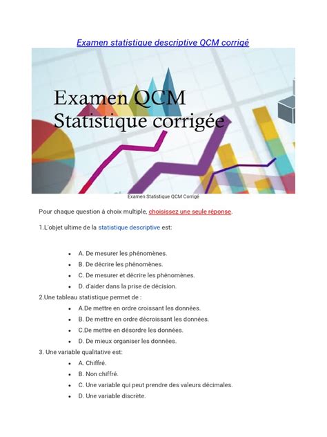 Statistiques qcm.  Moyenne, m&eacute;diane, &eacute;tendue, fr&eacute;quence, diagramme tu...