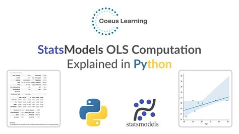 Statsmodels ols tutorial.  Since we'll focus on insight, we'll be using statsmodels in ...