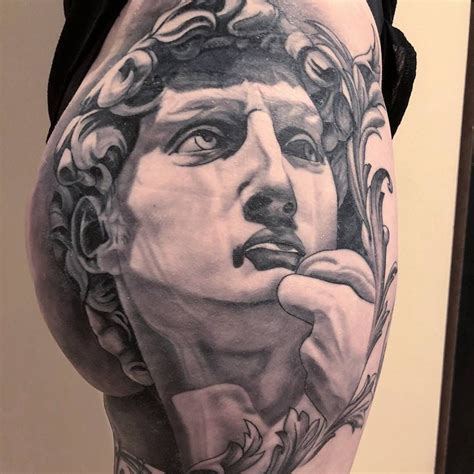 Statue of David Portrait tattoo, I tattoo, Tattoos