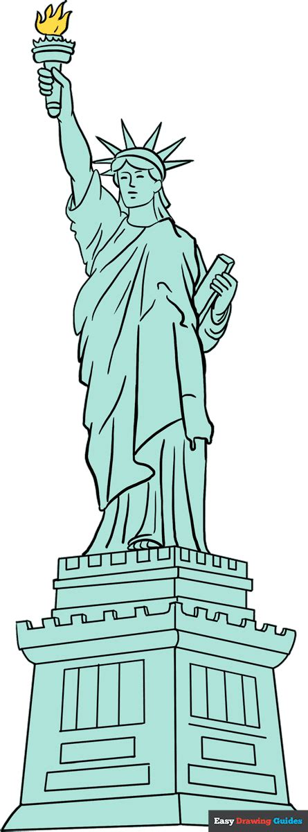Statue of liberty drawing. Liberty Enlightening the World, or The Statue of Liberty, a stained glass window commissioned by Joseph Pulitzer to commemorate fundraising for the pedestal. … 