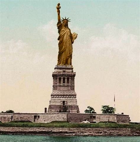 Statue of liberty original color. Did you know the iconic green Statue of Liberty was not always that color? Explore the fascinating history of Lady Liberty and discover how this symbol of fr... 