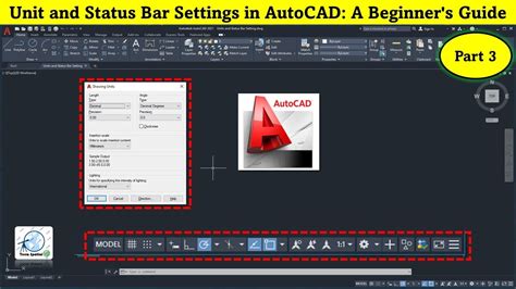 Status bar autocad.  The type of visible information varies depending on wha...