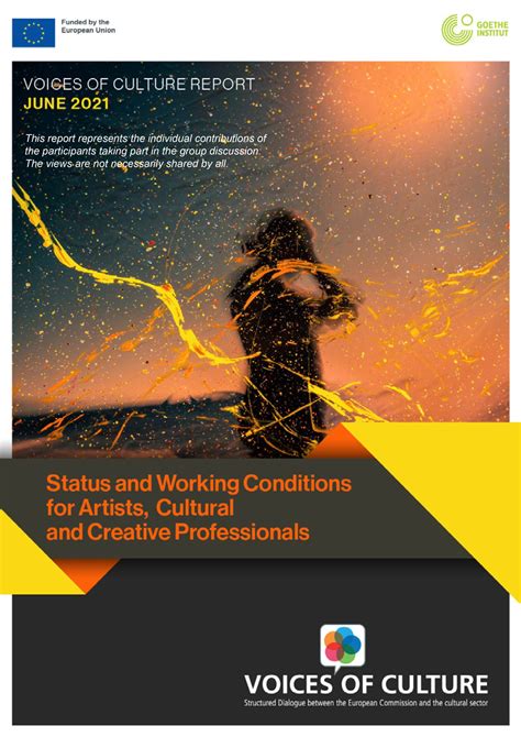 Status of the artist: Improve working conditions of artists and cultural workers 
