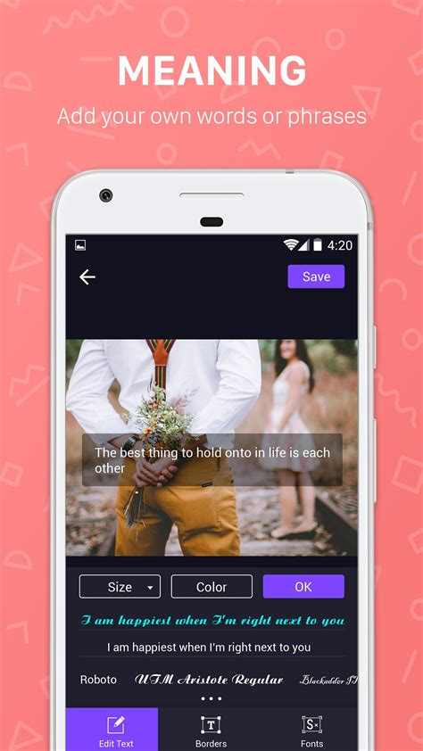 StatusMaker Add text on phot APK Download for Android 