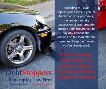 The statute of limitations is the time period during which a person can file a lawsuit. Car Repossession Laws In Texas The. If you hide your car the repo agent will step up efforts to find and seize the vehicle. In Texas the statute of limitations for most personal injury cases is two years from. Property code chapter 30.