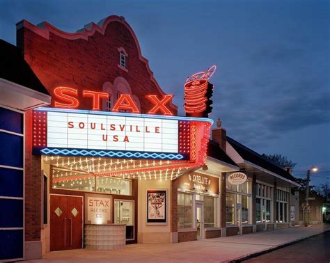 Stax museum of american soul music. The Stax Museum of American Soul Music, is a 17,000 square-foot museum offering interactive exhibits, videos, vintage musical instruments used to create the Stax sound, stage costumes, photographs, records, and approximately 3,000 other items of memorabilia that tell the unique story, from beginning to present, of American soul music ... 