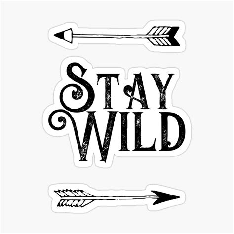 Stay Wild Sticker Kiss-cut Stickers 4