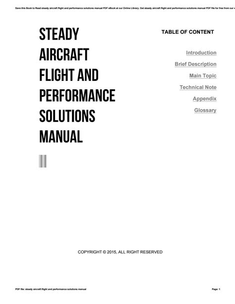 Steady aircraft flight and performance solutions manual. - Sharp facsimile expansion kit mx fxx2 service manual.