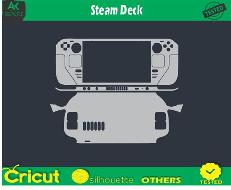 Steam Deck Sticker Template