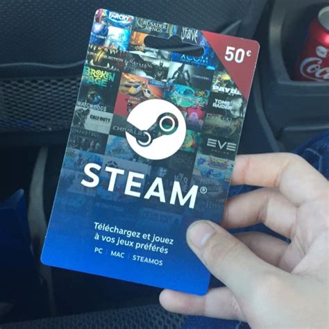 Steam Gift Card In Hand