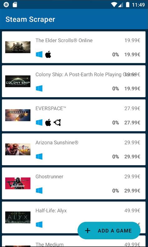Steam Scraper APK for Android Download