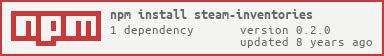 Steam User Npm