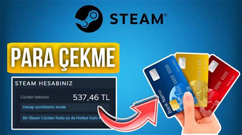 Steam cüzdanı karta aktarma
