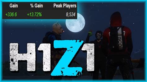 Initializing followers chart…. How many players are playing H1Z1: Main right now on Steam? Steam player counter indicates there are currently 0 players live playing H1Z1: Main on Steam. H1Z1: Main had an all-time peak of 66 concurrent players on 5 February 2018. Embed Steam charts on your website. SteamDB has been running ad-free since 2012.. 