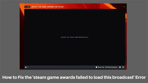 Wszystkie dyskusje > Fora Steam > Steam Discussions > Szczegóły wątku. Donne .... Steam game awards failed to load this broadcast