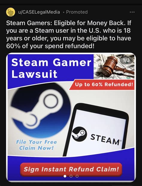 Apr 26, 2024 · Is the Steam compensation lawsuit real? Multiple video game developers have sued Valve, claiming that the company has engaged in anticompetitive practices on its video game marketplace, Steam. A federal judge has deemed these claims credible, allowing Steam gamers to potentially claim compensation for Valve’s illegal monopoly on game ...