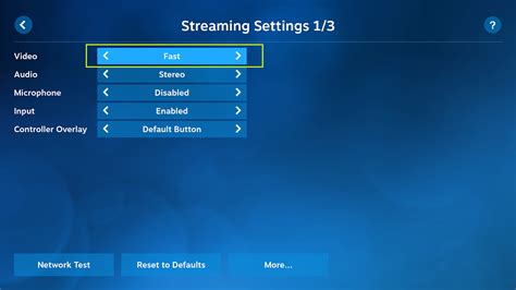 Steam link display resolution.  From your Steam Link startup screen, select Settings > Stre...