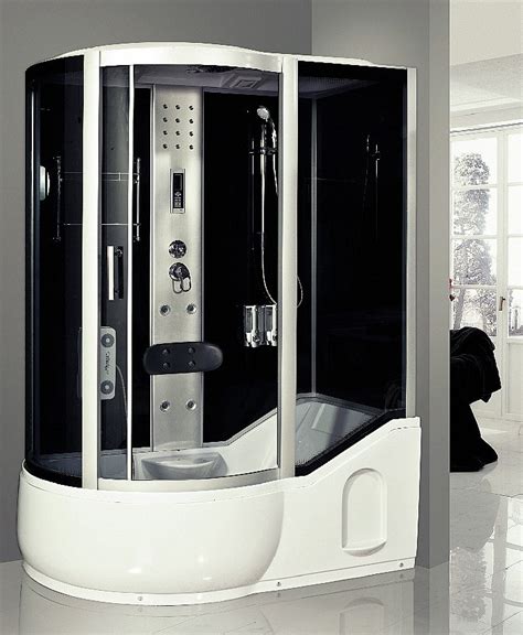 Steam shower tub combo. DZ959F8 BLK Steam Shower 47.25″x35.4″x89″. $ 5,899.00 $ 5,400.00. Spark your imagination and create a whole new morning experience by upgrading to a steam showers with distinction, style and quality. 